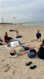 דניאל מור קבוצת מיינדפולנס ומדיטציה בים - מועדון כושר